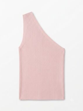 INTIMATELY FREE Ribbed Knit Tank One Shoulder BNWT